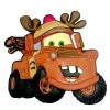 Disney Magnet - Pixar Cars - Reindeer Tow Mater - Christmas -Cozy Corner Shop 049022641419