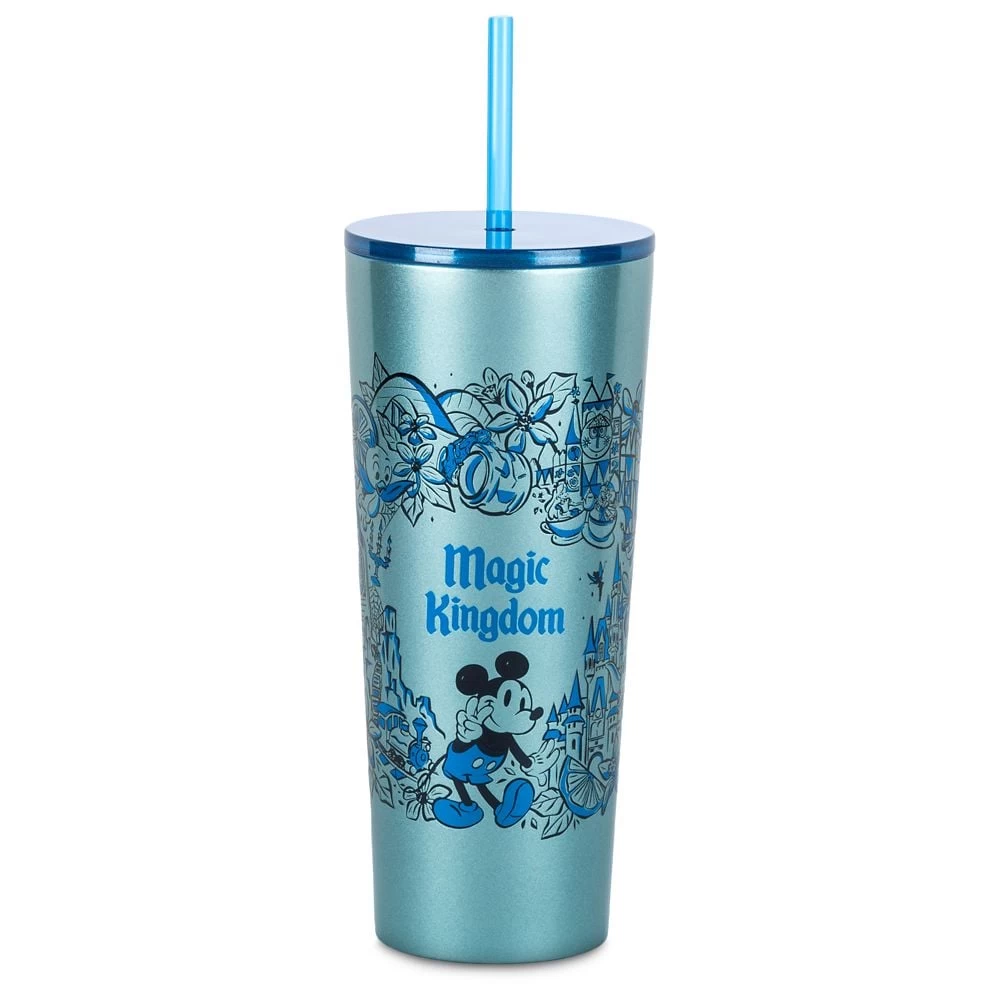 Disney Tumbler With Straw - Magic Kingdom Stainless By Starbucks 3 Disney Tumbler With Straw - Magic Kingdom Stainless By Starbucks