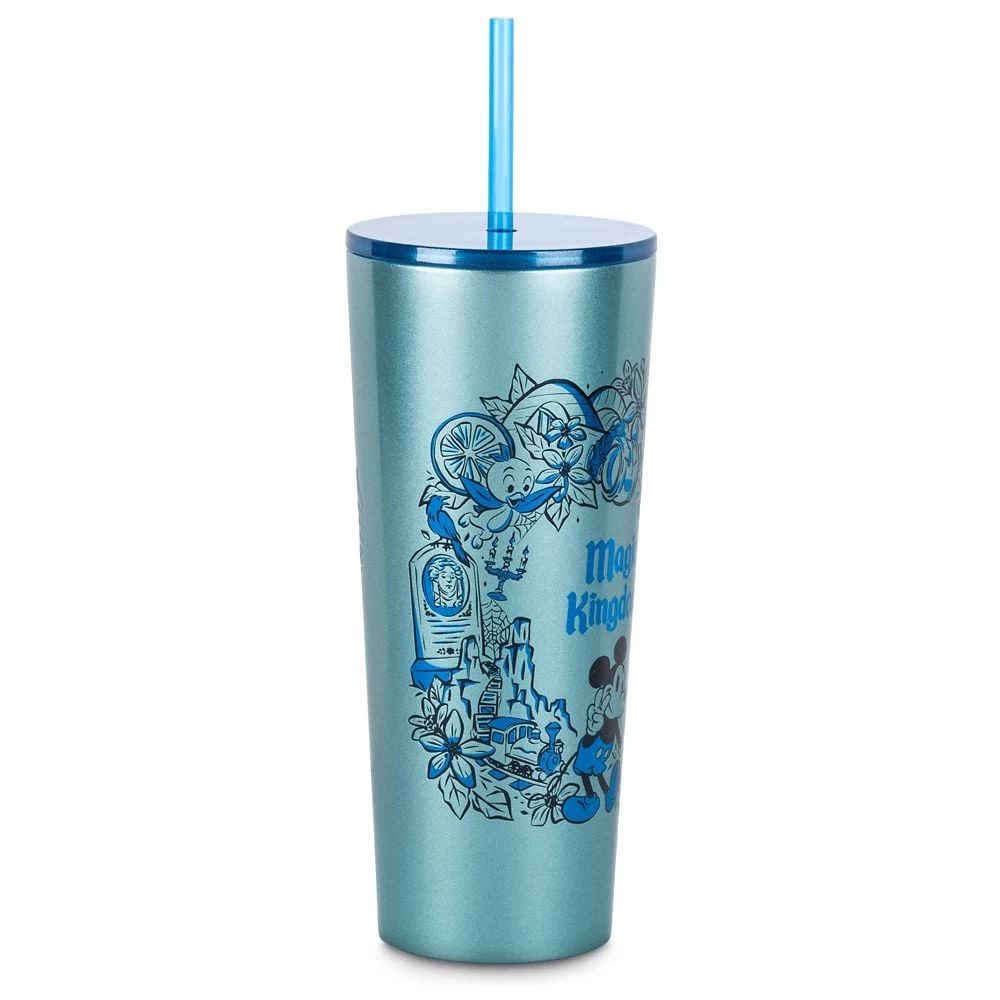 Disney Tumbler With Straw - Magic Kingdom Stainless By Starbucks 4 Disney Tumbler With Straw - Magic Kingdom Stainless By Starbucks - Image 2