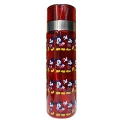 Disney Reusable Acrylic Water Bottle - Mickey Mouse Poses - RED