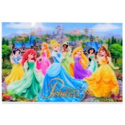 Disney Postcard - Lenticular Princesses