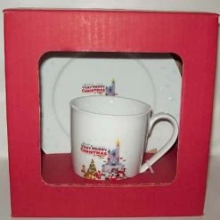 Disney Plate And Mug Set - Very Merry Christmas Party 2009