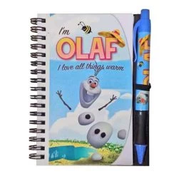 Disney Keepsake Journal Book & Pen - Frozen - Olaf -Cozy Corner Shop 26660c
