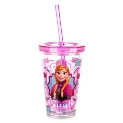 Disney Tumbler With Straw - Frozen - Anna -Cozy Corner Shop 26974b