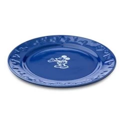 Disney Dessert Plate - Gourmet Mickey Mouse Icon - Blue With White -Cozy Corner Shop 27355 1