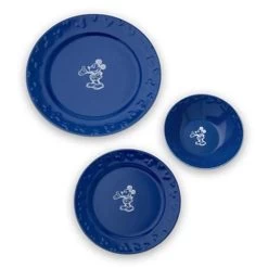 Disney Dessert Plate - Gourmet Mickey Mouse Icon - Blue With White -Cozy Corner Shop 27355 2