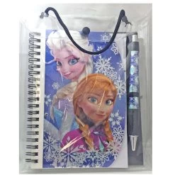 Disney Keepsake Journal Book & Pen - Frozen - Anna Elsa Faces