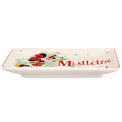 Disney Plate - Retro Minnie - Mistletoe Kisses - Small 4 Disney Plate - Retro Minnie - Mistletoe Kisses - Small - Image 2