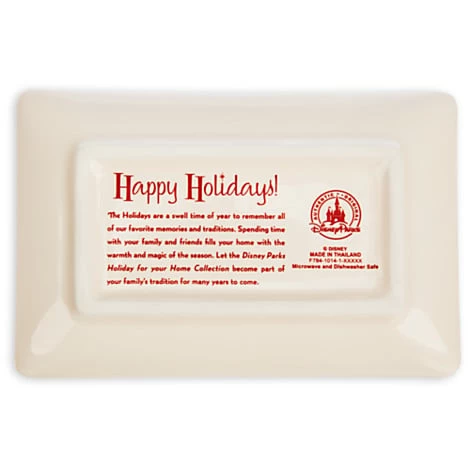 Disney Plate - Retro Minnie - Mistletoe Kisses - Small 5 Disney Plate - Retro Minnie - Mistletoe Kisses - Small - Image 3