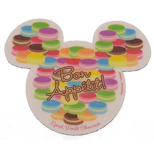 Disney Magnet - Bon Appetit - Mickey Macaroon 3 Disney Magnet - Bon Appetit - Mickey Macaroon