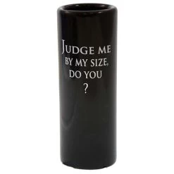 Disney Tall Shooter Shot Glass - Star Wars Judge Me By My Size Yoda -Cozy Corner Shop 34626202