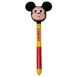 Disney Novelty Pen - Mickey Mouse Big Head - Red & Yellow