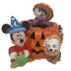 Disney Cookie Jar - Halloween Pumpkin - Sorcerer Mickey Cheshire Cat Lucky Tinker Bell -Cozy Corner Shop 3951 1