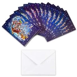 Disney Christmas Cards - Santa Mickey And Friends On Sleigh -Cozy Corner Shop 40000329550