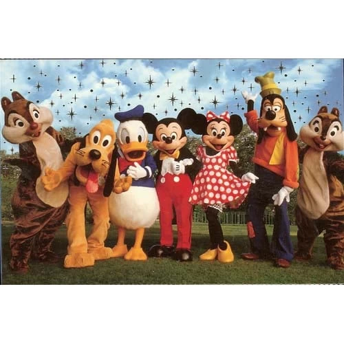 Disney Postcard Set - Walt Disney - Theme Park Characters - 10 Pk. 3 Disney Postcard Set - Walt Disney - Theme Park Characters - 10 Pk.