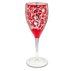 Disney Wine Glass - Wicked Beauty Snow White Apple