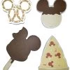Disney Notepad 4 Pc. Set - Mickey Pizza Pretzel Ice Cream Rice Crispy -Cozy Corner Shop 400006466471