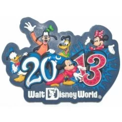 Disney Magnet - 2013 Logo Mickey And Pals