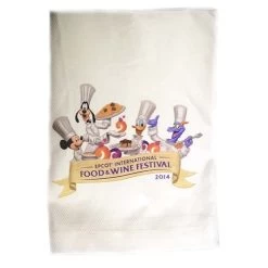 Disney Dish Towel - Epcot International Food And Wine Festival