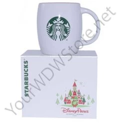 Disney Coffee Cup - Starbucks Disney Parks Holiday Castle Mug -Cozy Corner Shop 42598202