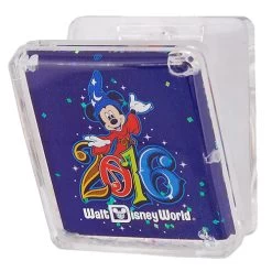 Disney Clip Magnet - 2016 Logo - Sorcerer Mickey Logo