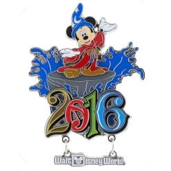 Disney Magnet - 2016 Logo - Sorcerer Mickey Mouse