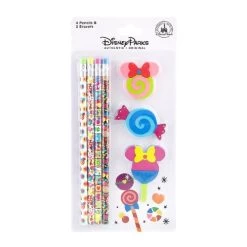 Disney Novelty Pencil - Minnie Mouse Candy Pencils & Erasers Set -Cozy Corner Shop 45920 1