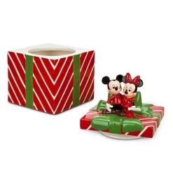 Disney Cookie Jar - Mickey And Minnie Mouse Holiday Gift -Cozy Corner Shop 465345333655 1