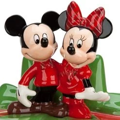 Disney Cookie Jar - Mickey And Minnie Mouse Holiday Gift -Cozy Corner Shop 465345333655 2