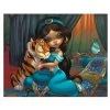 Disney Postcard - Jasmine Becket-Griffith - Jasmine & Rajah -Cozy Corner Shop 51352