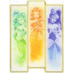 Disney Magnet - Watercolor Princesses Ariel, Belle, Cinderella