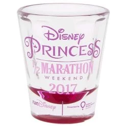 Disney Shot Glass - Princess Half Marathon Weekend 2017