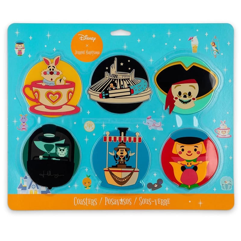 Disney Coaster Set By Jerrod Maruyama - Disney Parks 4 Disney Coaster Set By Jerrod Maruyama - Disney Parks - Image 2