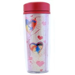 Disney Travel Mug - Princess Couples - Hearts