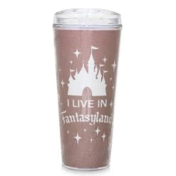 Disney Travel Tumbler - Briar Rose Gold Fantasyland Castle