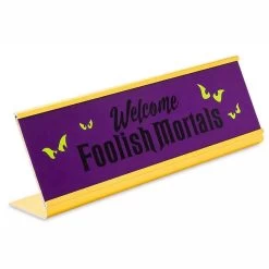 Disney Nameplate - Haunted Mansion - Welcome Foolish Mortals -Cozy Corner Shop 78634 2