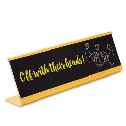 Disney Nameplate - Queen Of Hearts - Off With Their Heads -Cozy Corner Shop 78907 2