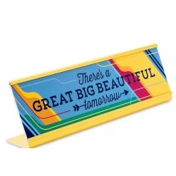 Disney Nameplate - There's A Great Big Beautiful Tomorrow -Cozy Corner Shop 78908 2