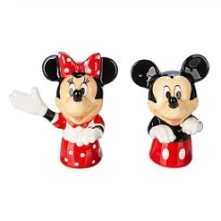 Disney Salt And Pepper Shaker Set - Mickey And Minnie Mouse Holiday Sleigh -Cozy Corner Shop 79562 s6
