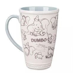 Disney Classic Coffee Cup - Dumbo Sketches Latte Mug -Cozy Corner Shop 80270 2