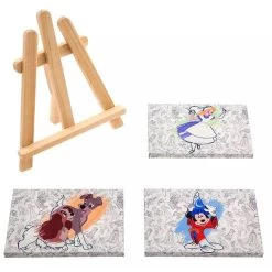 Disney Canvas Magnetic Set W/ Display Easel - Ink & Paint -Cozy Corner Shop 80536 2