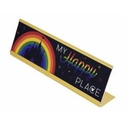 Disney Desk Plate - Rainbow Disney Collection - My Happy Place -Cozy Corner Shop 82746202