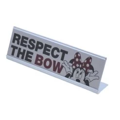 Disney Nameplate - Minnie Mouse - Respect The Bow -Cozy Corner Shop 82747202