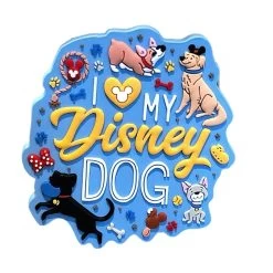Disney Magnet - Reigning Cats And Dogs - I Love My Disney Dog