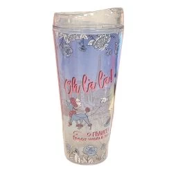 Disney Travel Tumbler - Epcot France Mademoiselle Minnie - Oh La' La'
