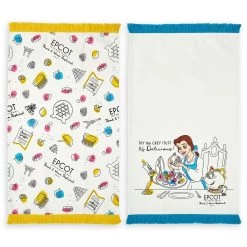 Disney Kitchen Towel Set - Epcot Food And Wine 2021 Beauty And The Beast