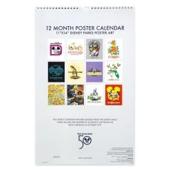 Disney Parks Poster Wall Calendar - Walt Disney World 50th Anniversary - 2022 -Cozy Corner Shop 89360 2