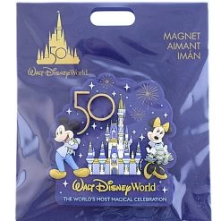 Disney Magnet - Walt Disney World 50th Anniversary Mickey And Minnie