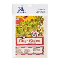 Disney Souvenir Map - Walt Disney World 50th Anniversary - Magic Kingdom Reproduction -Cozy Corner Shop 89549 2