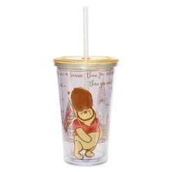 Disney Tumbler With Straw - Classic Pooh Queen's Guard